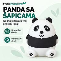 Panda sa šapicama – noćna lampa