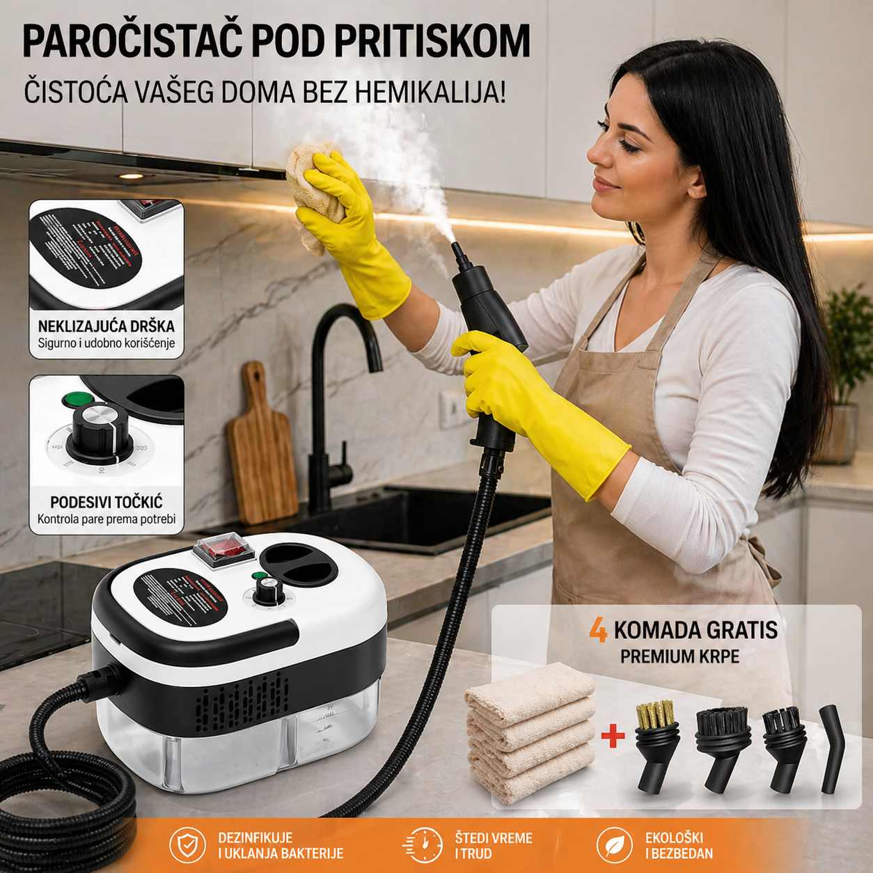 Paročistač 2500w