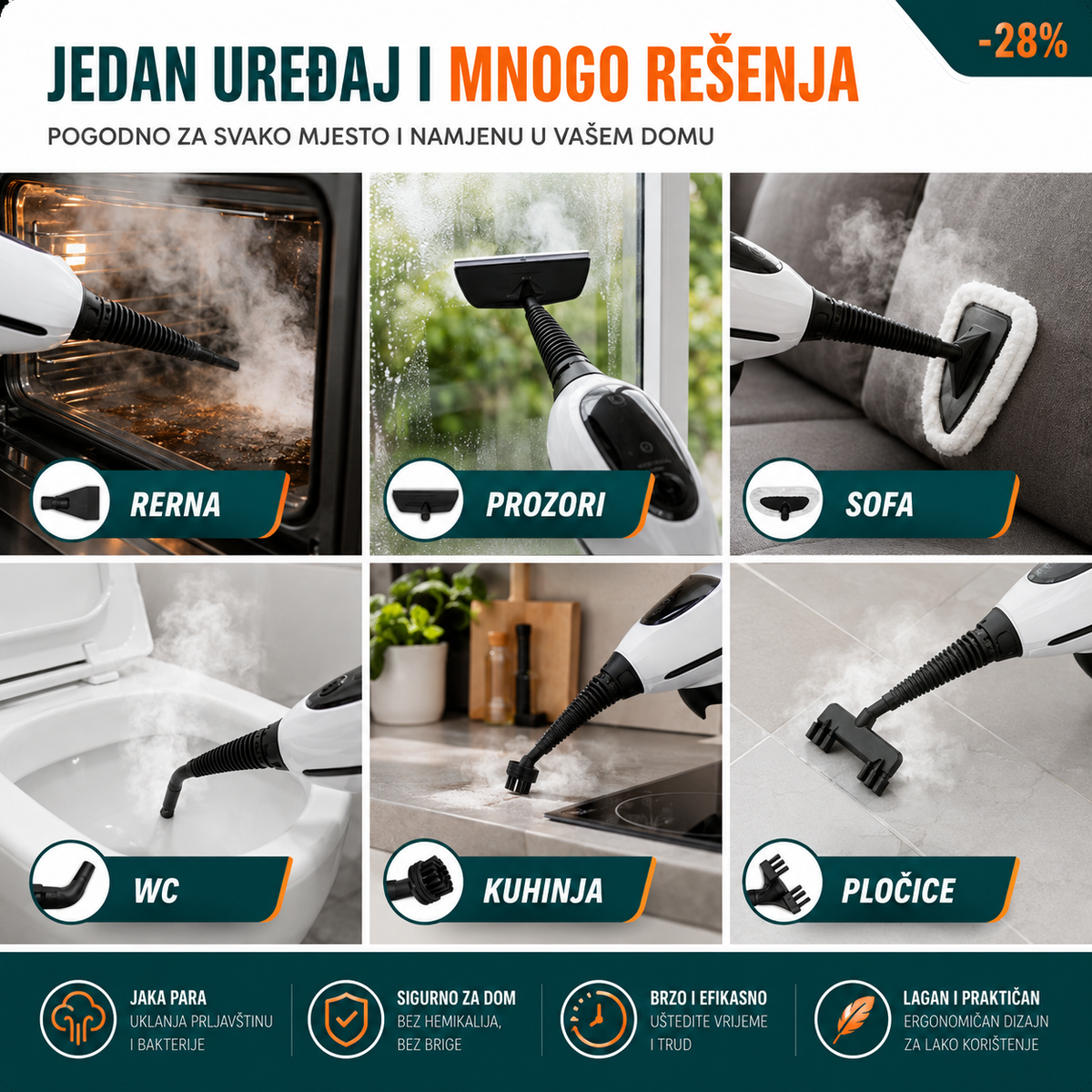 Paročistač-Mop