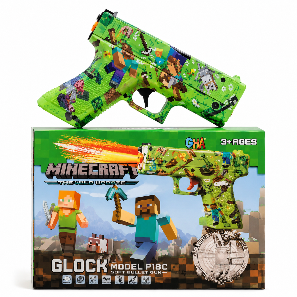 Pištolji na vodu- MInecraft