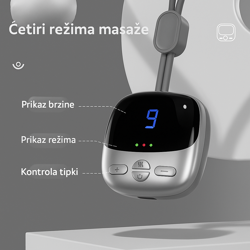 Prenosivi EMS masažer za vrat