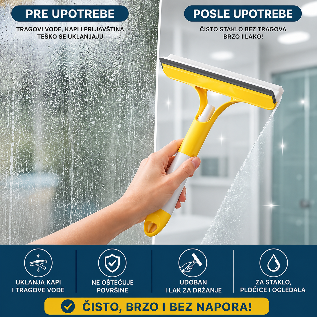 Prskalica za prozore (1+1 Gratis)