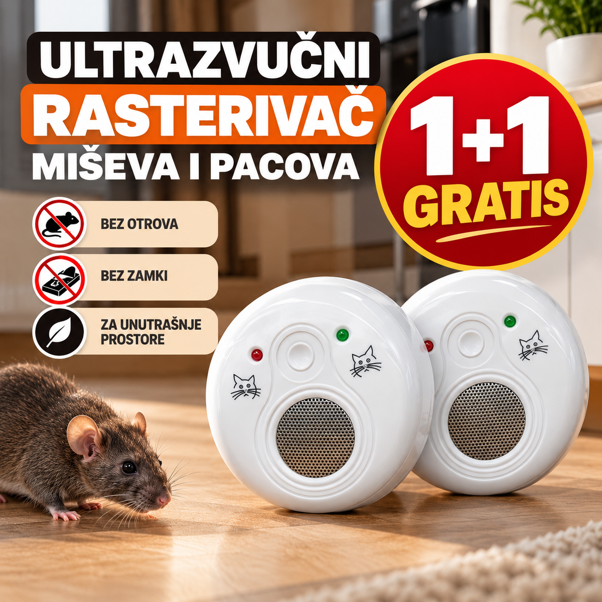 Ultrazvučni Rasterivač Miševa i Pacova
