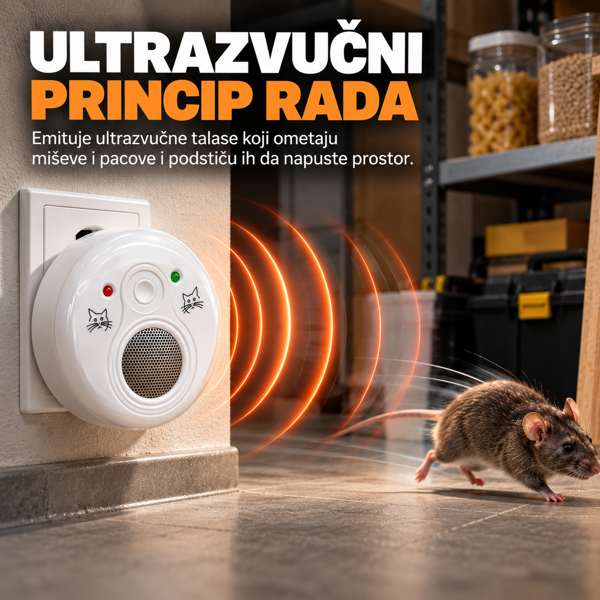 Ultrazvučni Rasterivač Miševa i Pacova