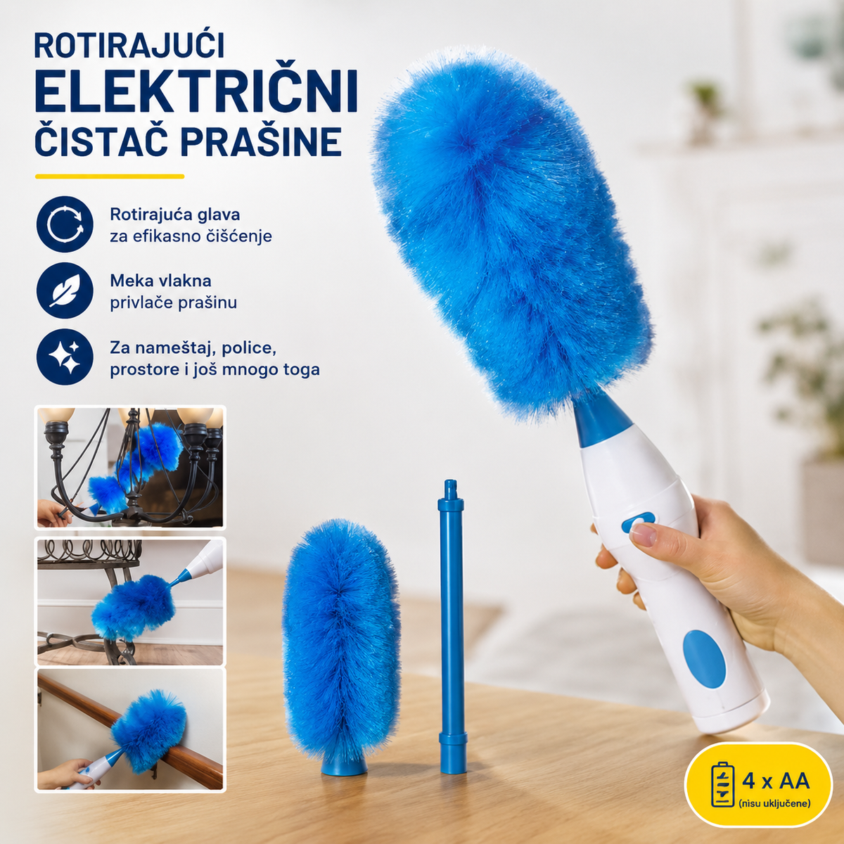 Rotirajući čistač prašine