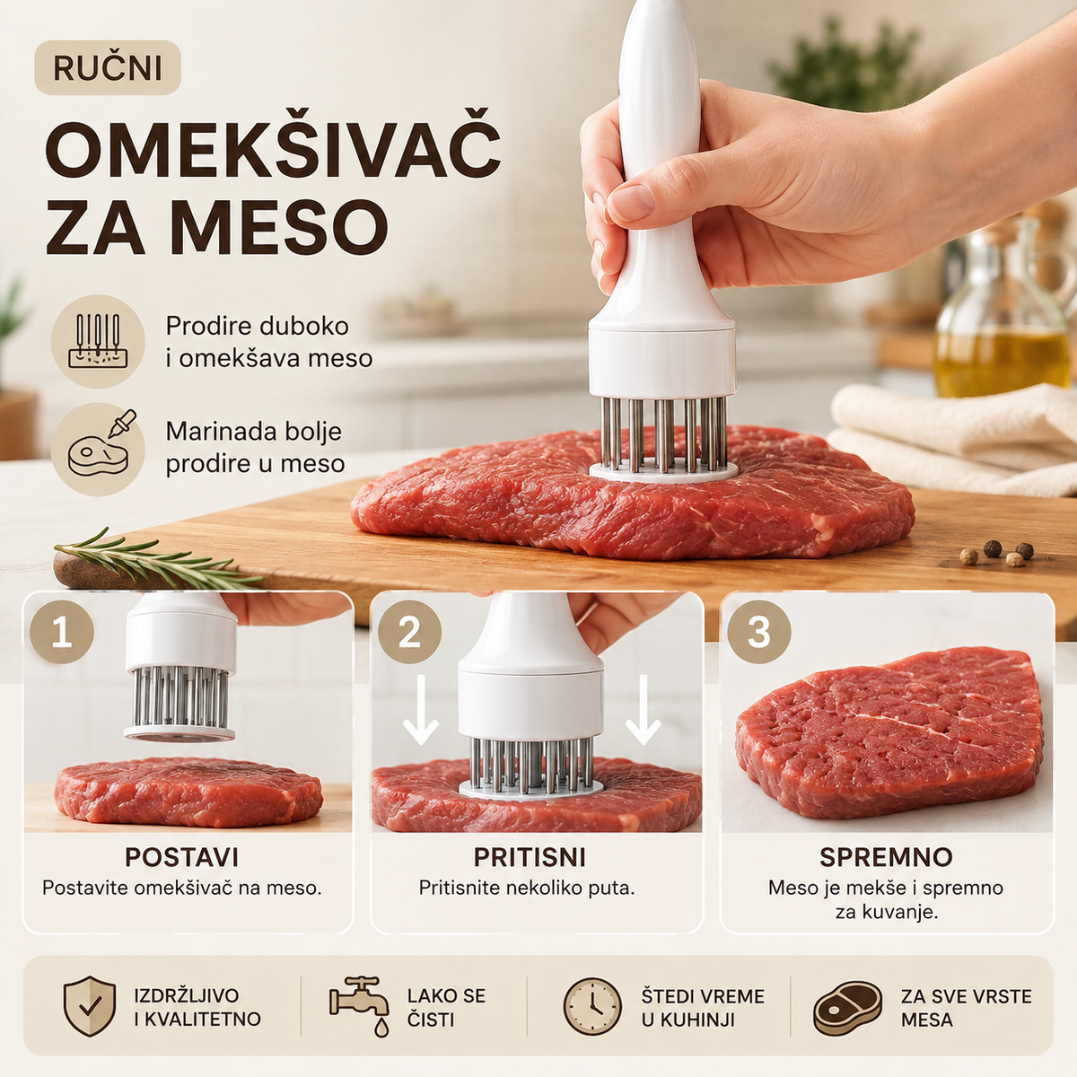 Ručni omekšivač za meso