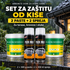 Set za zaštitu od kiše za terase, krovove i oluke – dve paste od 500 g i dva vodootporna spreja od 450 ml.