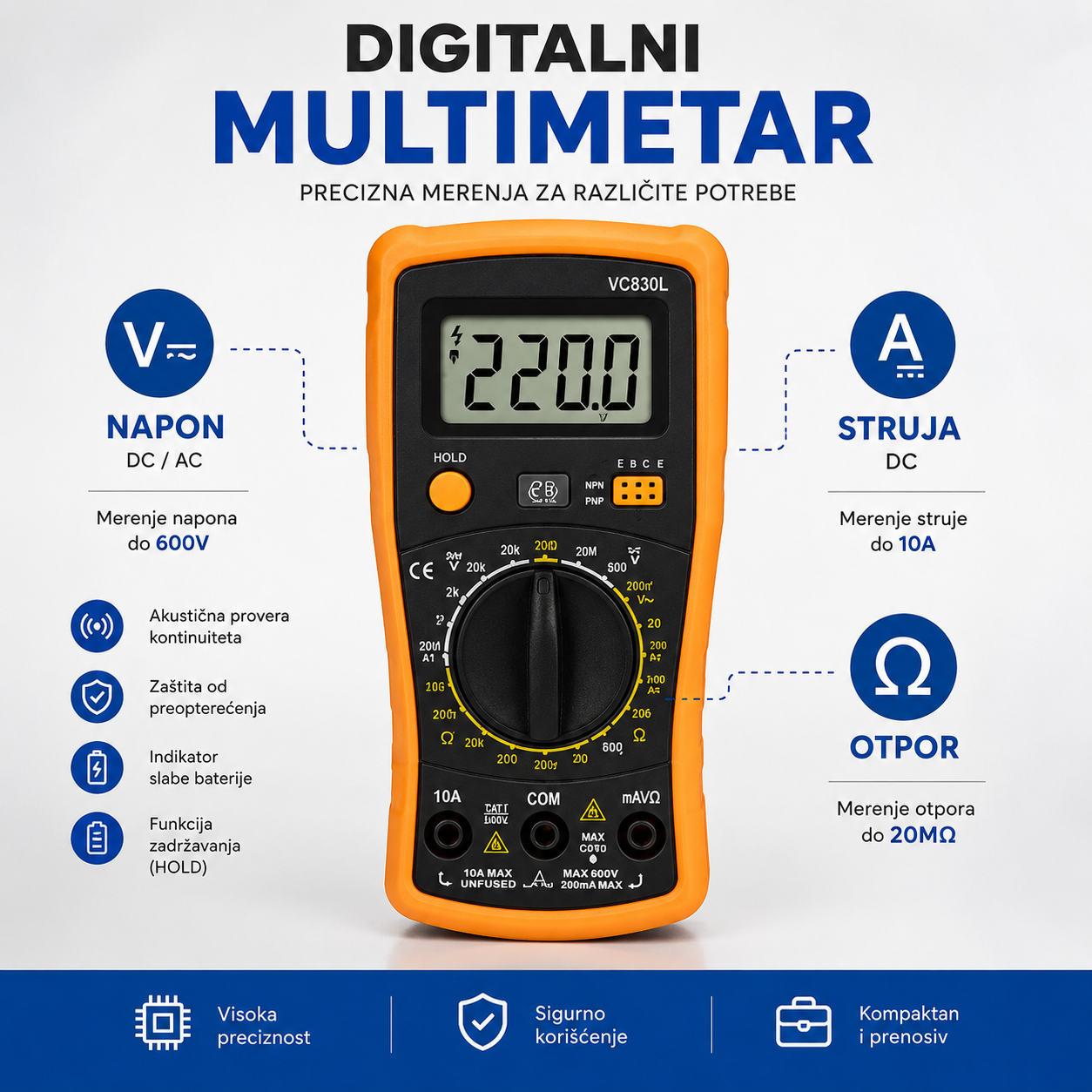 Multifunkcionalni set za elektroniku