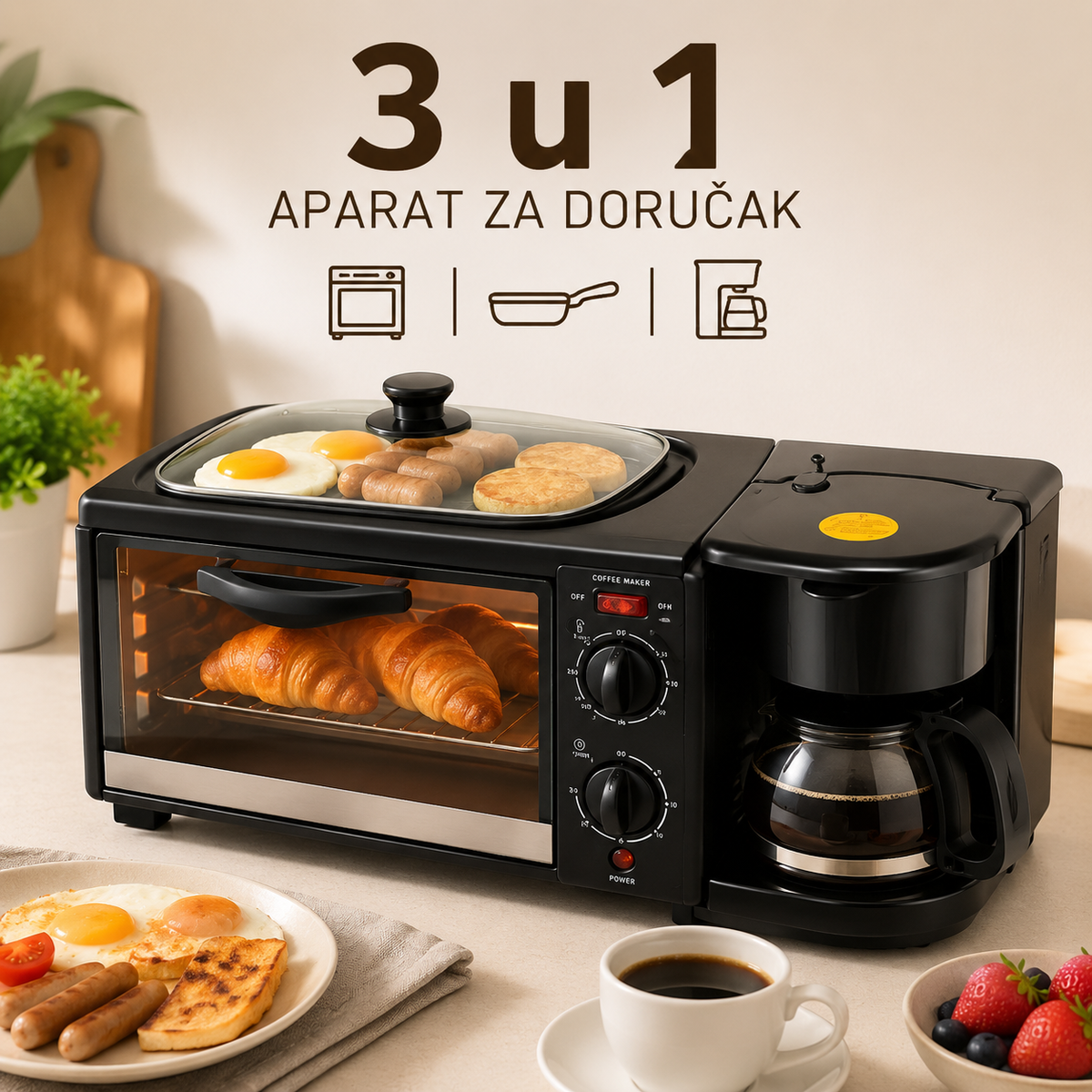 Silver Crest 3 u 1 aparat za doručak