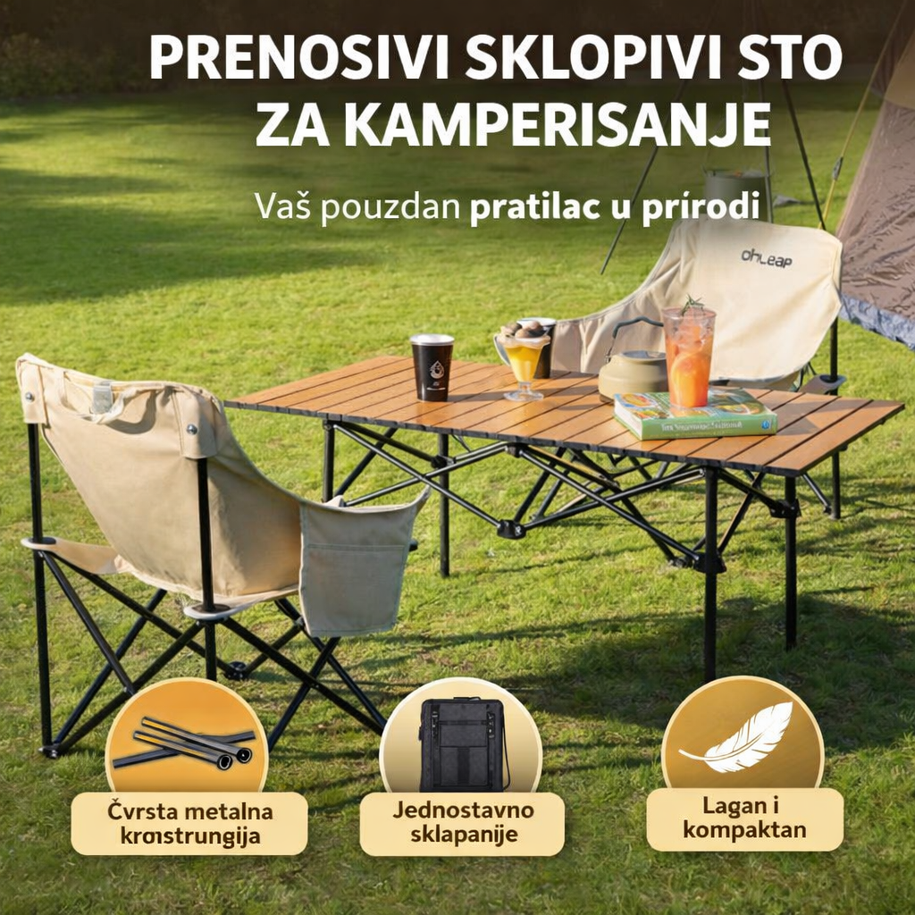 Sklopivi Sto Za Kampovanje