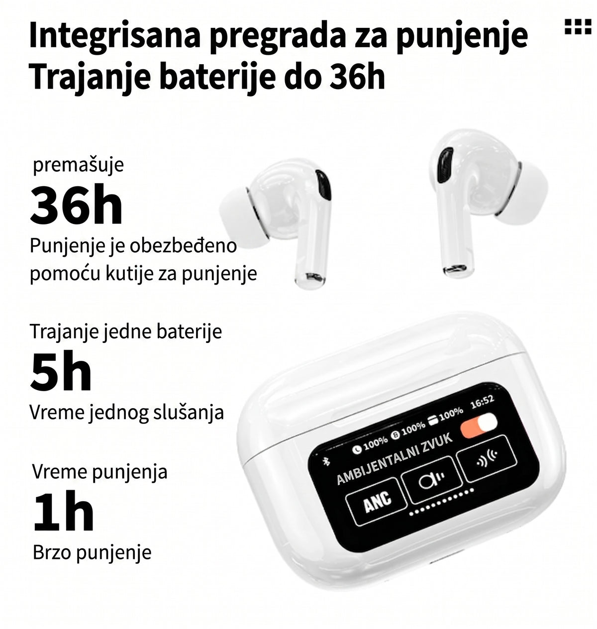 Slušalice A9 Pro ANC