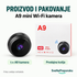 A9 mini Wi-Fi kamera — proizvod i pakovanje
