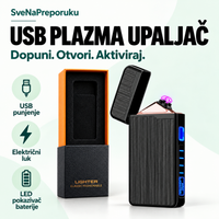 USB plazma upaljač sa LED pokazivačem baterije
