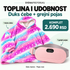 Komplet duks ćebe i grejni pojas — šareni duks
