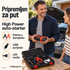 AI ilustracija: Priprema High Power auto-startera i kompleta pored parkiranog vozila.