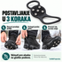 Postavljanje u tri koraka: navuci prednju petlju, zategni preko pete i proveri naleganje.