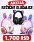 Bežične slušalice zeka i maca u tri varijante – akcijska cena 1.700 RSD