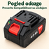 Baterija za trimer 4.0 ah 20v – Pogled odozgo