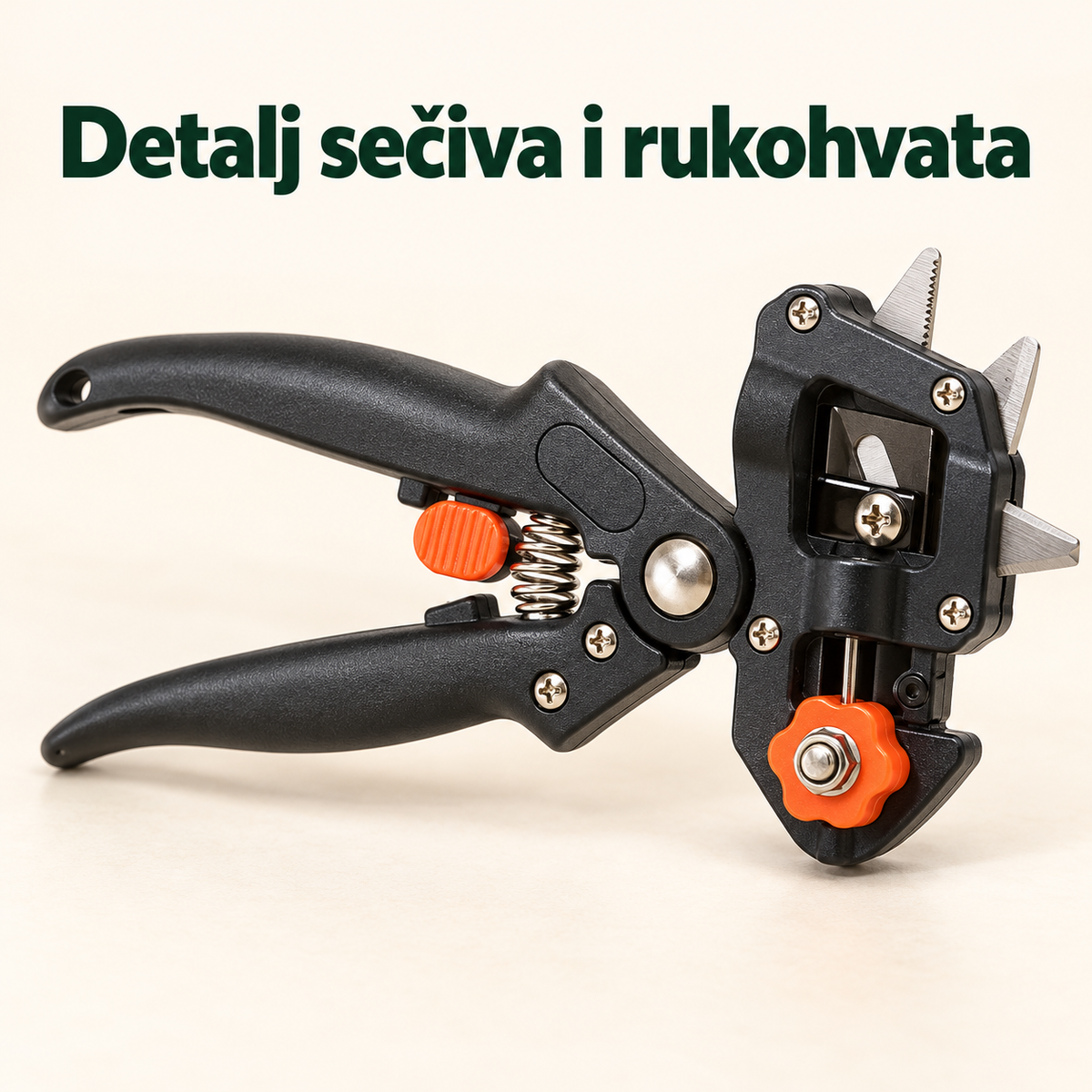 Detalj sečiva i rukohvata