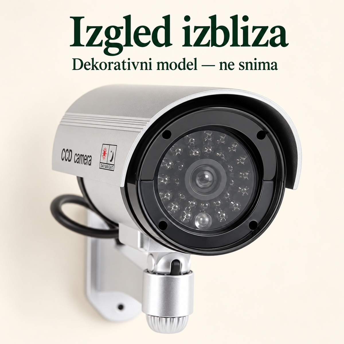 Izgled izbliza — Lažna kamera CCTV-DS-02