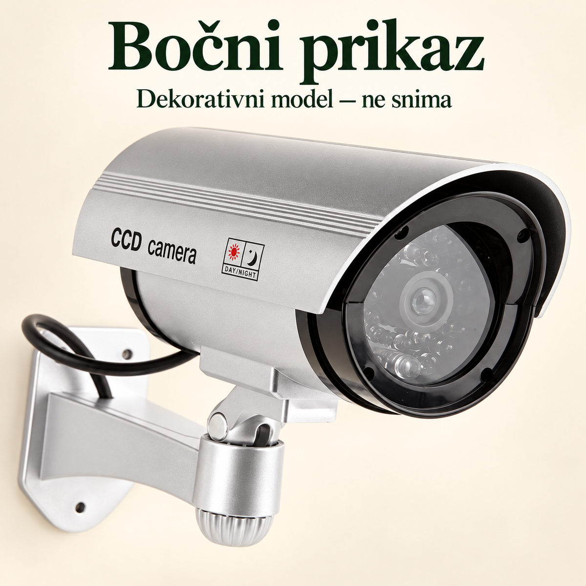 Bočni prikaz — Lažna kamera CCTV-DS-02