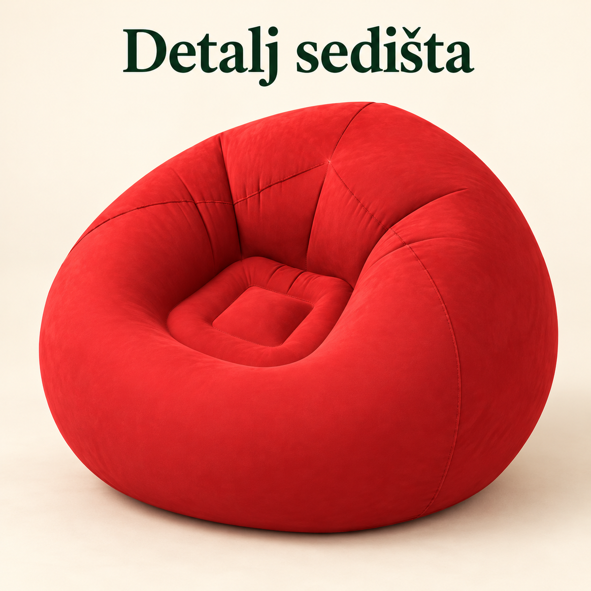 Detalj sedišta — Lazy Bag (1 osoba)
