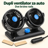 Dupli ventilator za auto — treći ugao