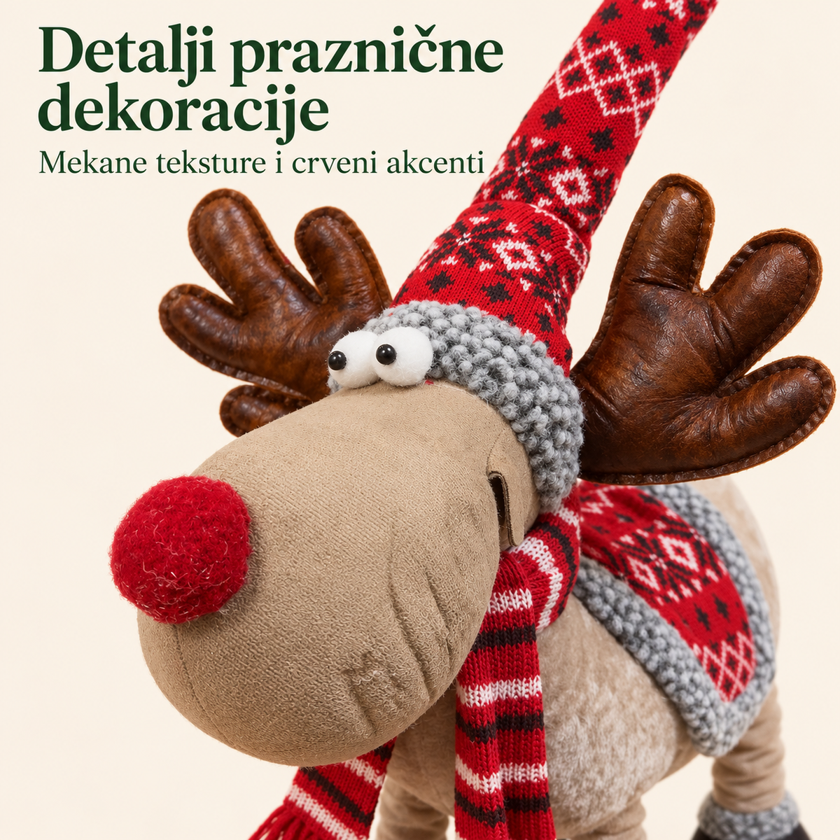 Detalji praznične dekoracije — treći ugao