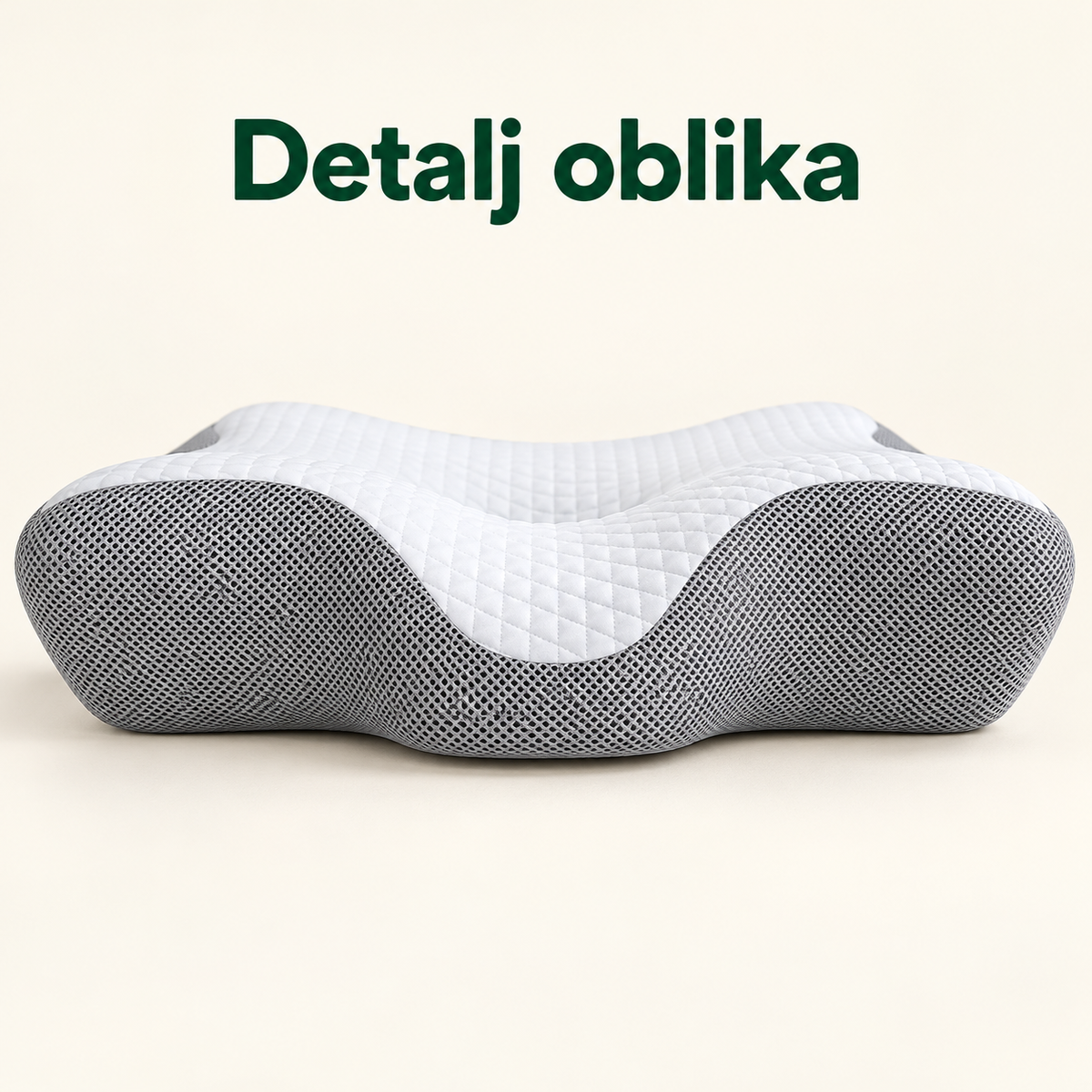 Detalj oblika — Ortopedski Jastuk Za Vrat - Memory Foam