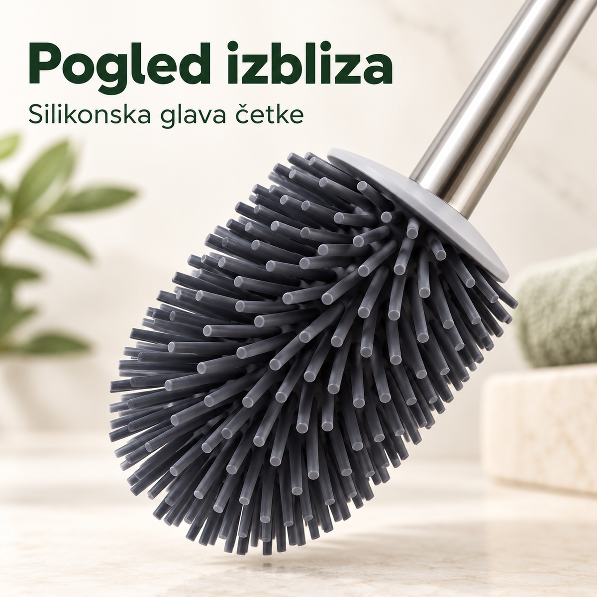 Silikonska glava četke – dodatni bočni ugao