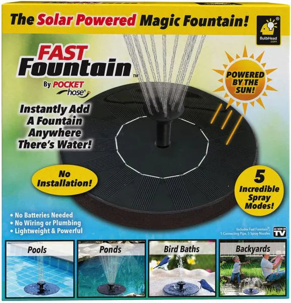 Solarna dvorišna fontana (1+1) gratis