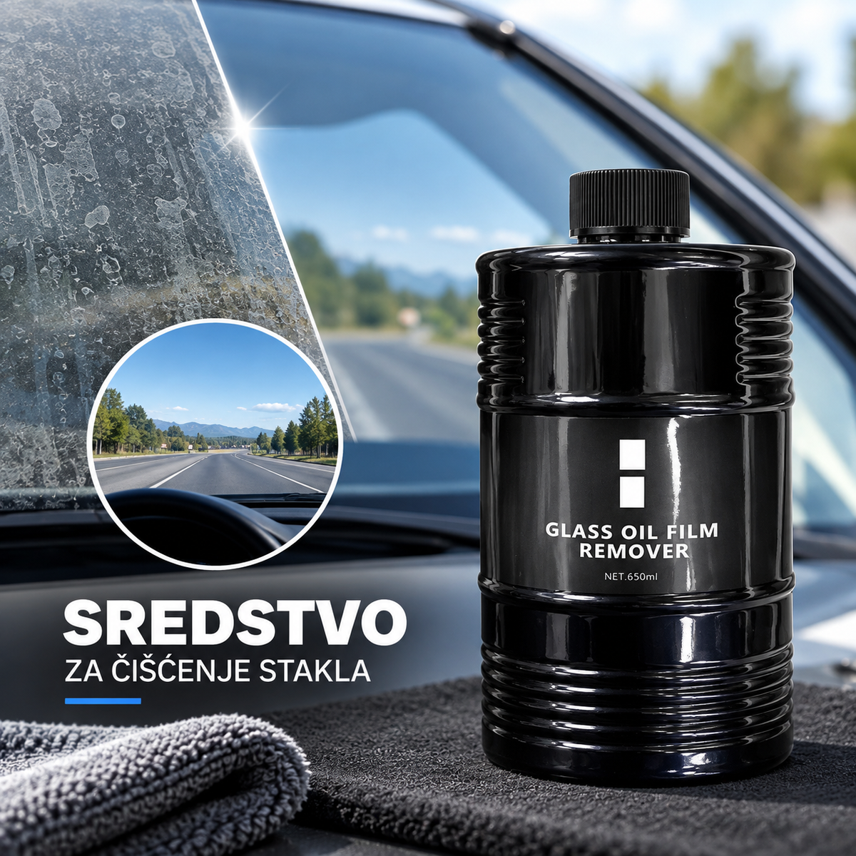 Sredstvo za čišćenje i zaštitu stakla