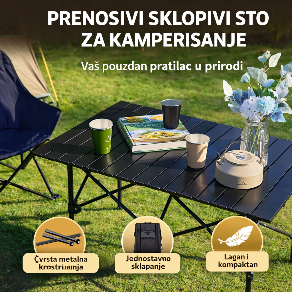 Sklopivi Sto Za Kampovanje