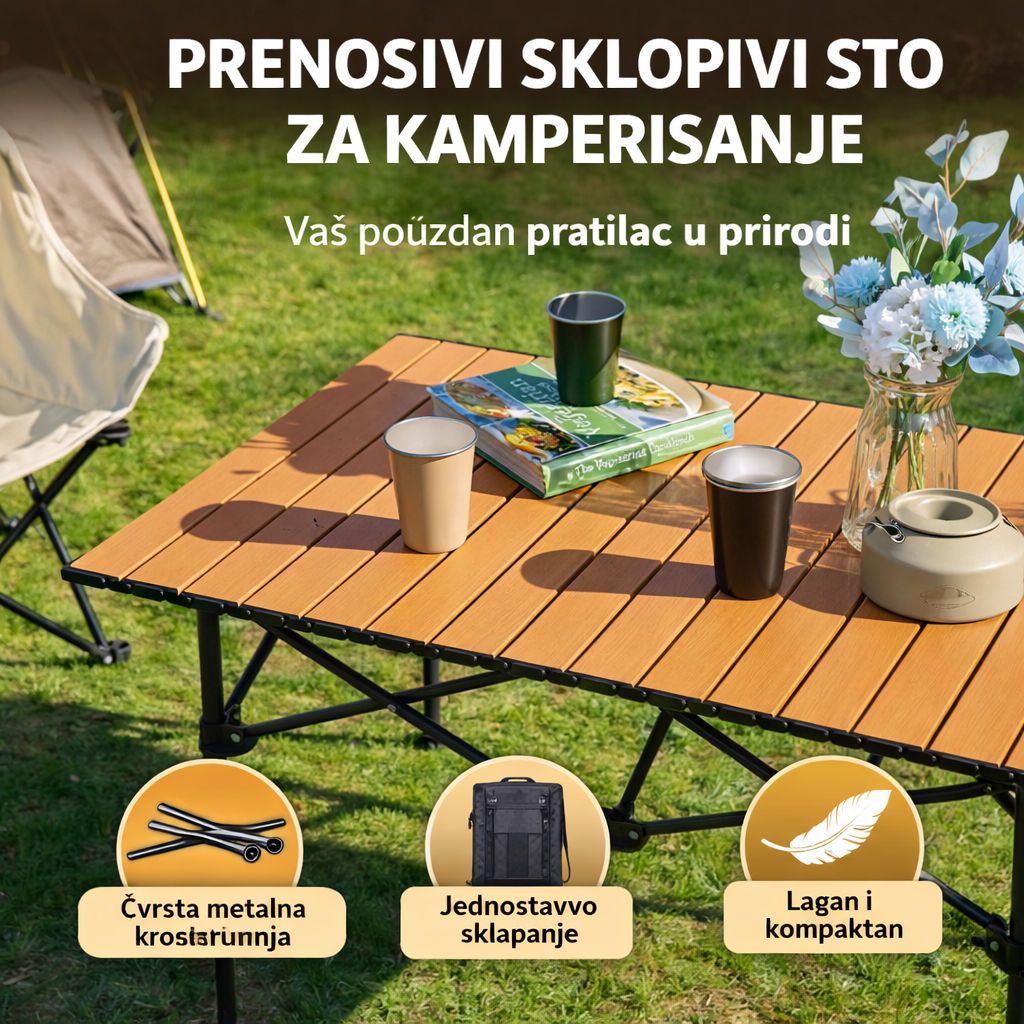 Sklopivi Sto Za Kampovanje