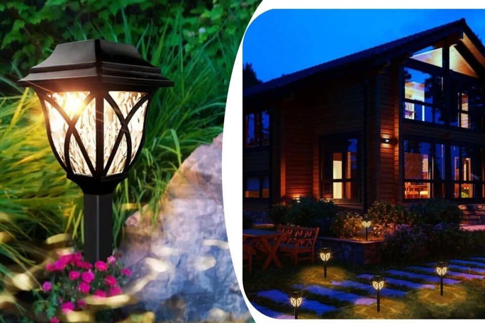 LED Solarna baštenska svetla IP44,  Leural (6 kom)