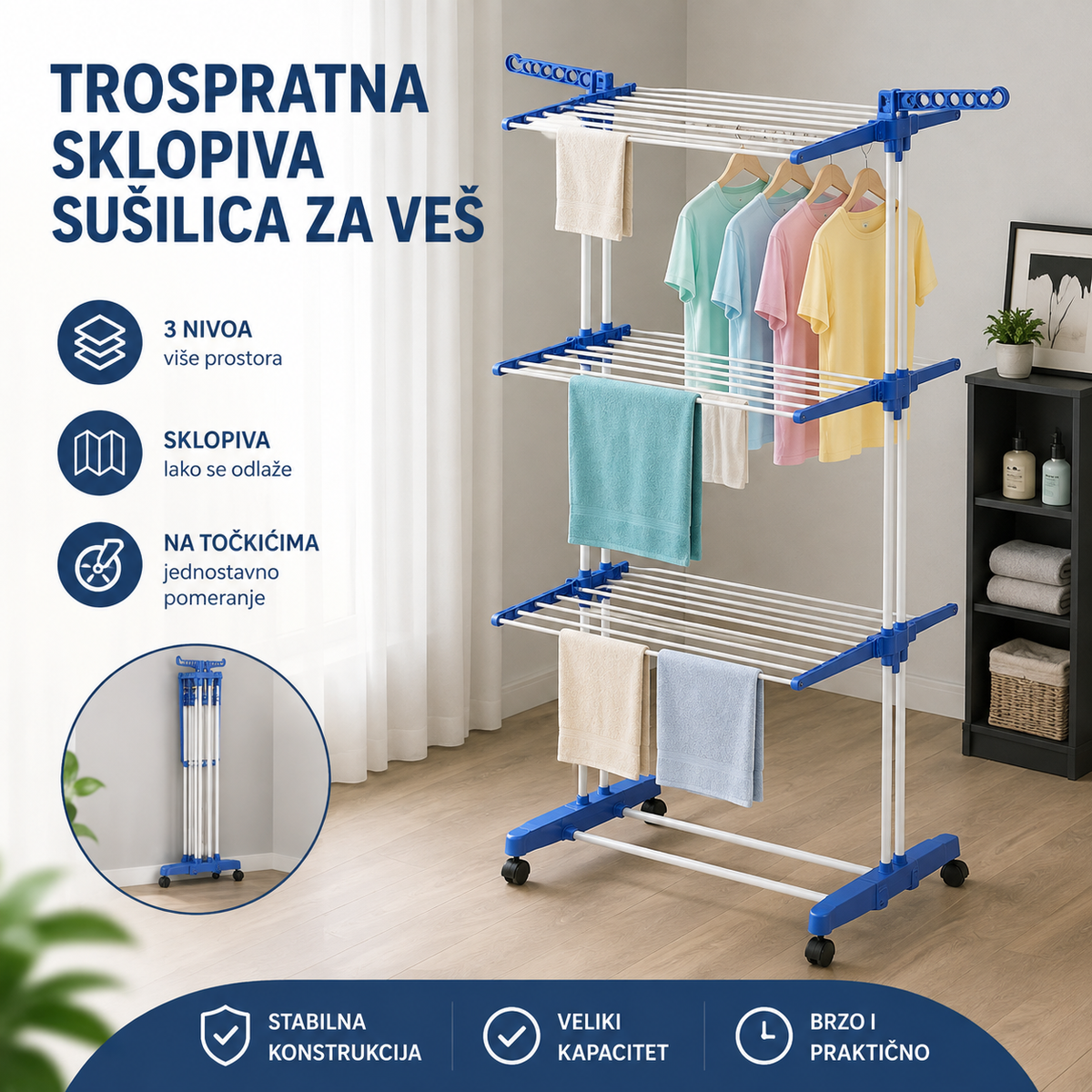 Susilica - stalak za ves