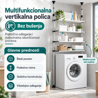 Teleskopska polica za kupatilo