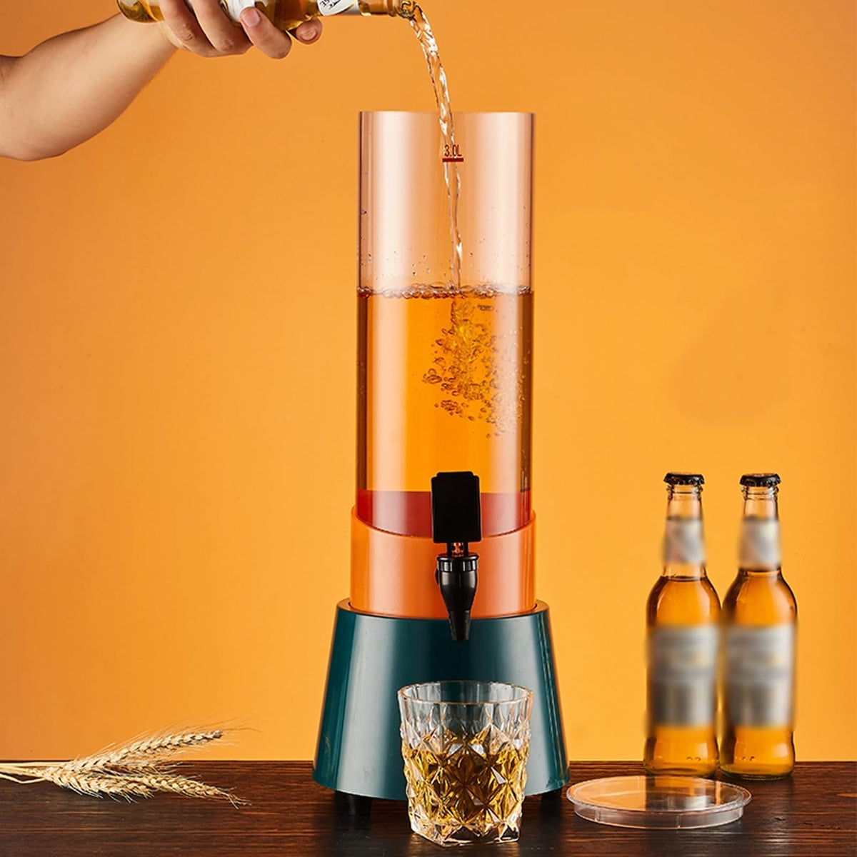 🍺❄️ TOČILICA ZA PIVO 3L🍺❄️ LED svetlom i bluetooth zvucnikom