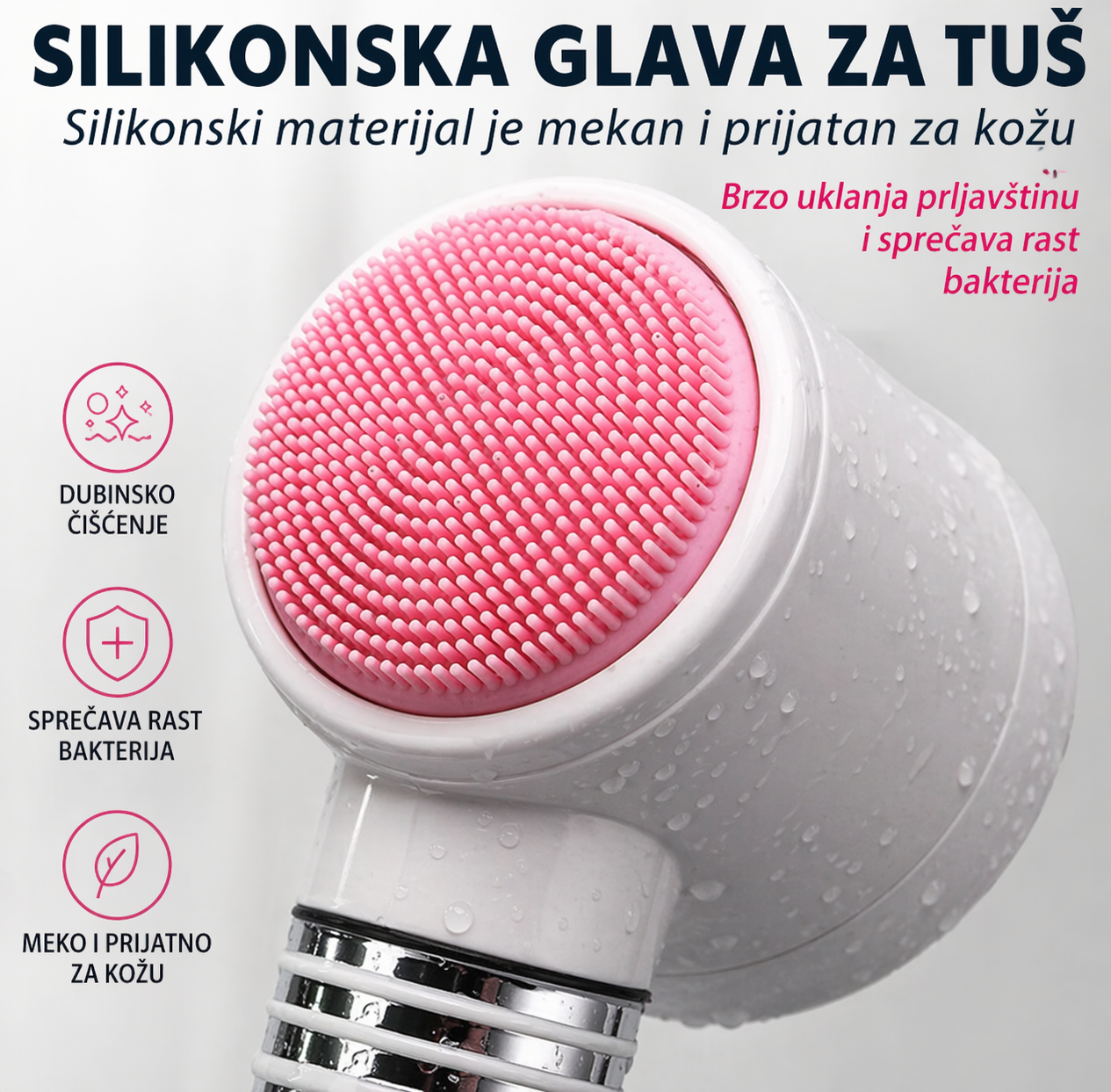 Silikonska Antibakterijska Četka