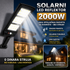 Ulični Solarni Projektor Lampa 8000Lumena