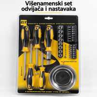 Višenamenski set odvijača i nastavaka