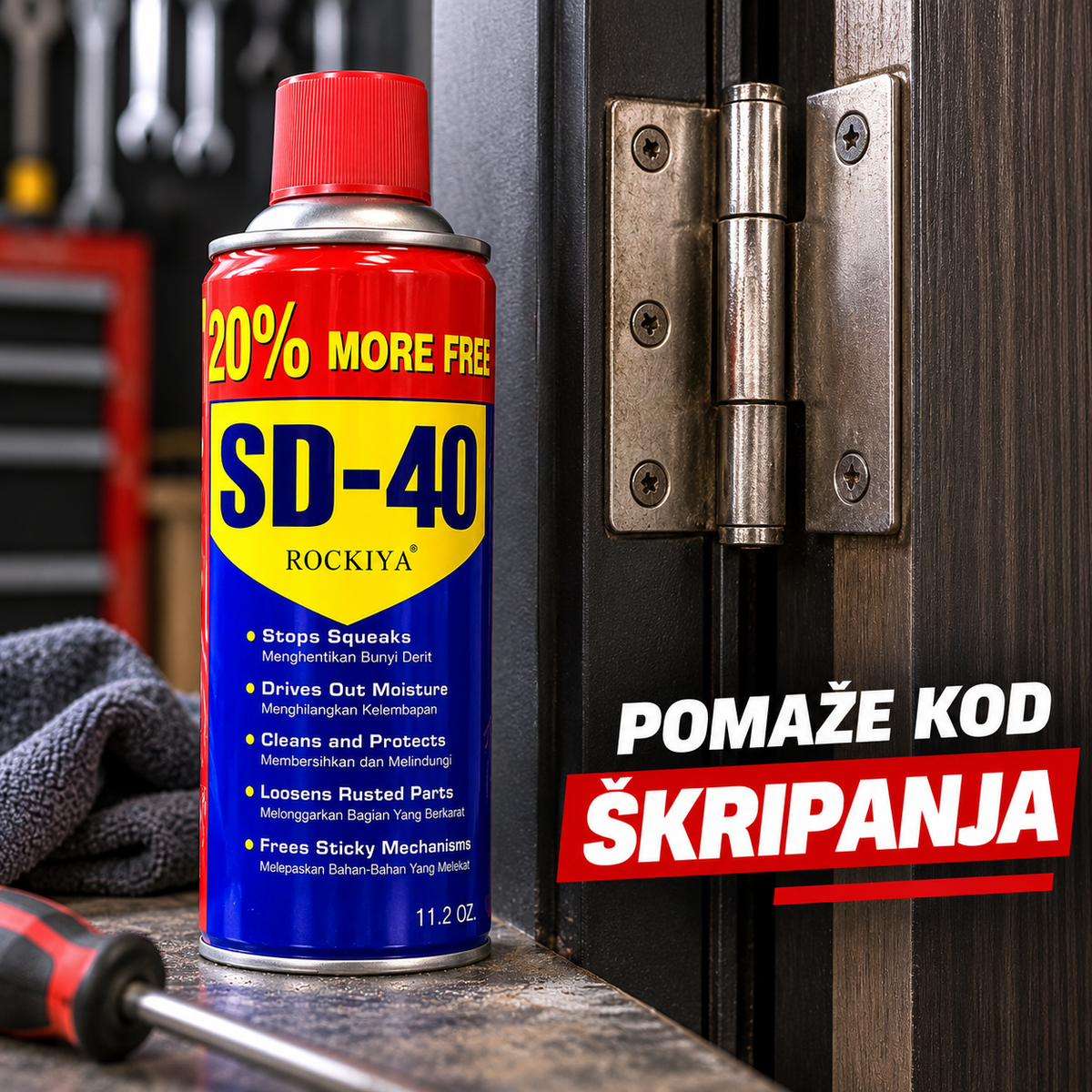 Višenamenski sprej za podmazivanje i zaštitu