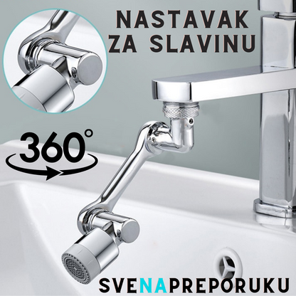 Nastavak za slavinu koji se rotira 1080-stepeni