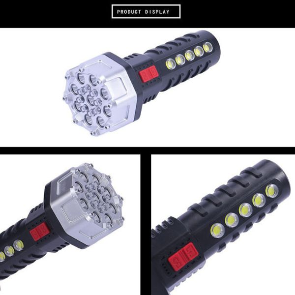 USB punjiva LED vodootporna baterijska lampa