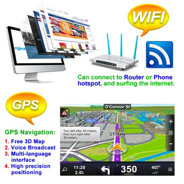 GPS navigacija &#8211; Multimedijalni video plejer sa kamerom- 10.1S Android 9210