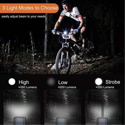 Solarna LED lampa za bicikl + sirena